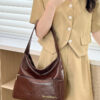 1 (2) PU Leather Tote Bag