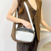 Quilted PU Leather Tote Bag for Women