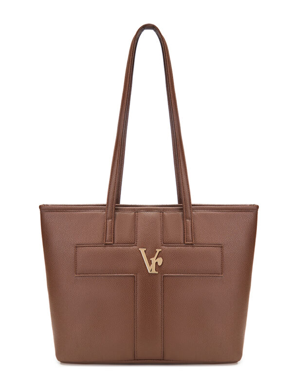 Soft Leather Commuter Tote Bag for Daily Use