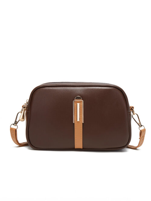 Women's Casual Quilted Handbag with Zipper Pocket