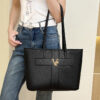 Soft Leather Commuter Tote Bag for Daily Use
