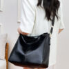 Zipper Pocket Tote Bag