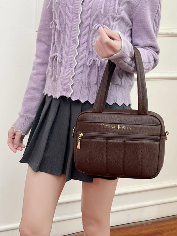 aux Leather Tote Bag