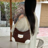 Quilted PU Leather Tote Bag for Women