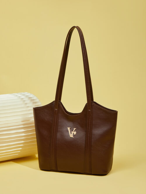 Women's Casual Quilted Handbag with Zipper Pocket