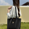 Women's Casual Quilted Handbag with Zipper Pocket